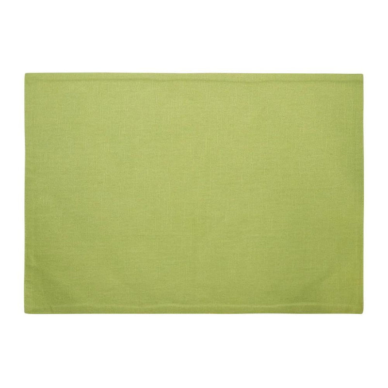 alt="Back details of a green fabric" 