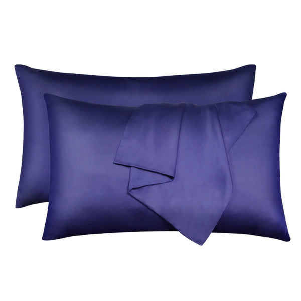 alt="Hypoallergenic king blue pillowcases crafted from premium bamboo fibres, these pillowcases offer unparalleled softness"