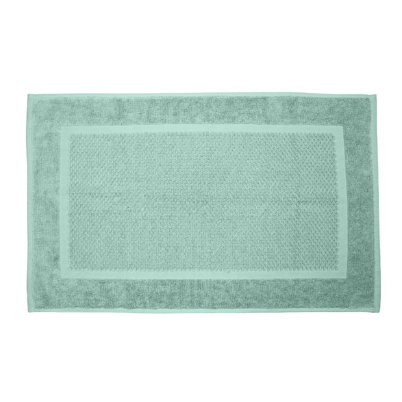 alt="Dusty sea bondi zero twist hand towel, a vision of purity and softness for a luxurious touch"