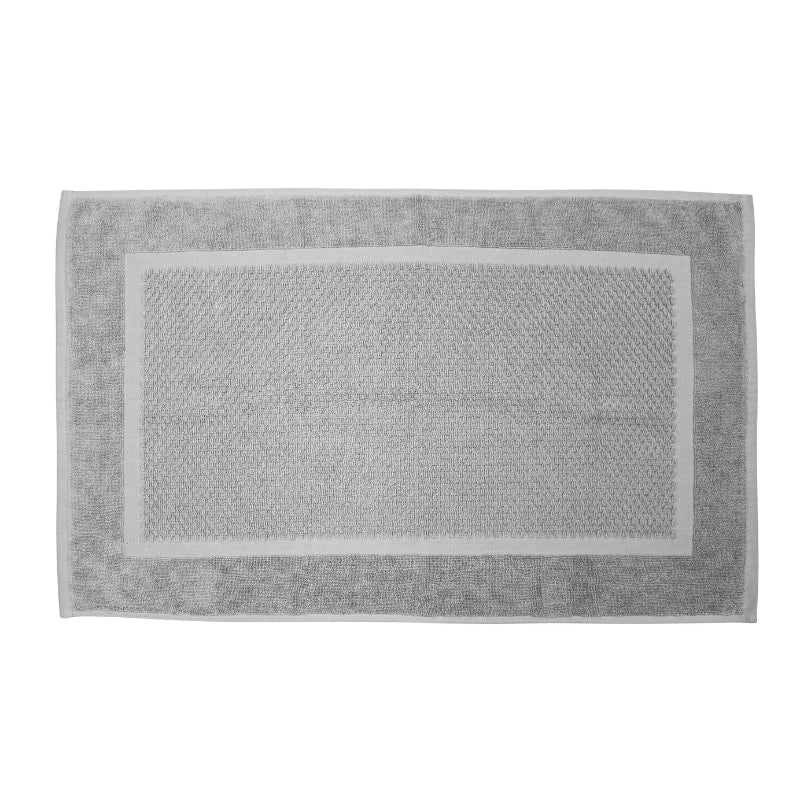 alt="Silver oasis bondi zero twist hand towel, a vision of purity and softness for a luxurious touch"