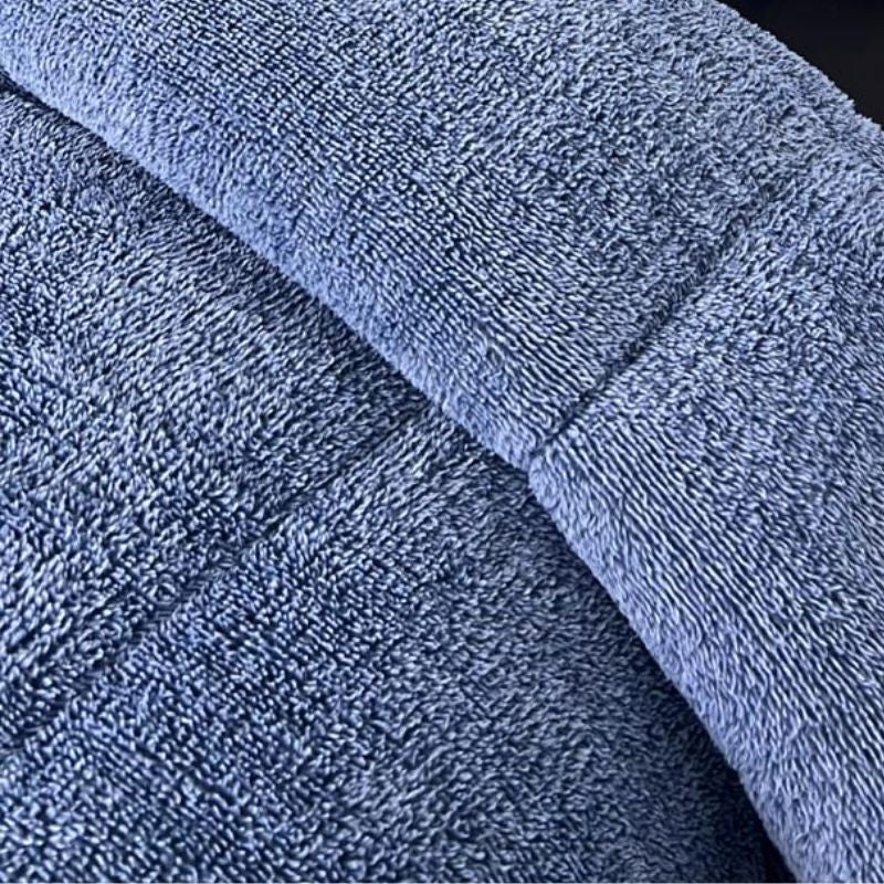 Morgan and Reid Blue Spec Snuggle Fleece Comforter Set