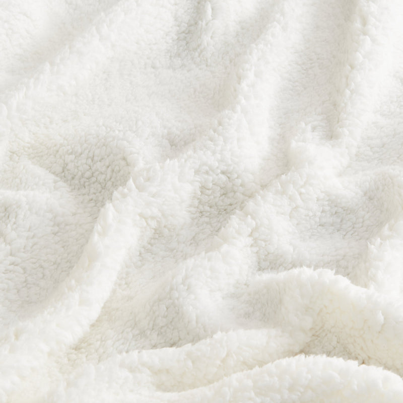Linenova Sherpa Flannel Fleece Blanket