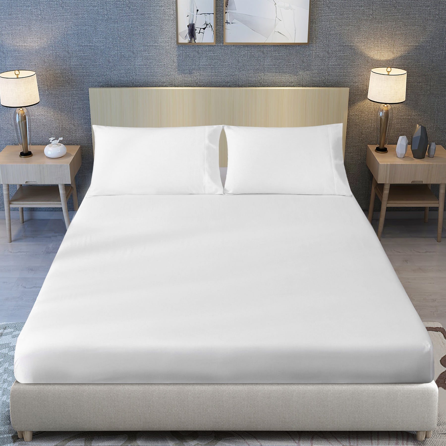 Linenova Cotton Blend Bed Sheet Set Australia