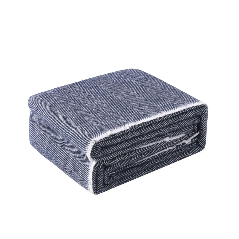 Accessorize Herringbone Wool Blanket (6719589646380)