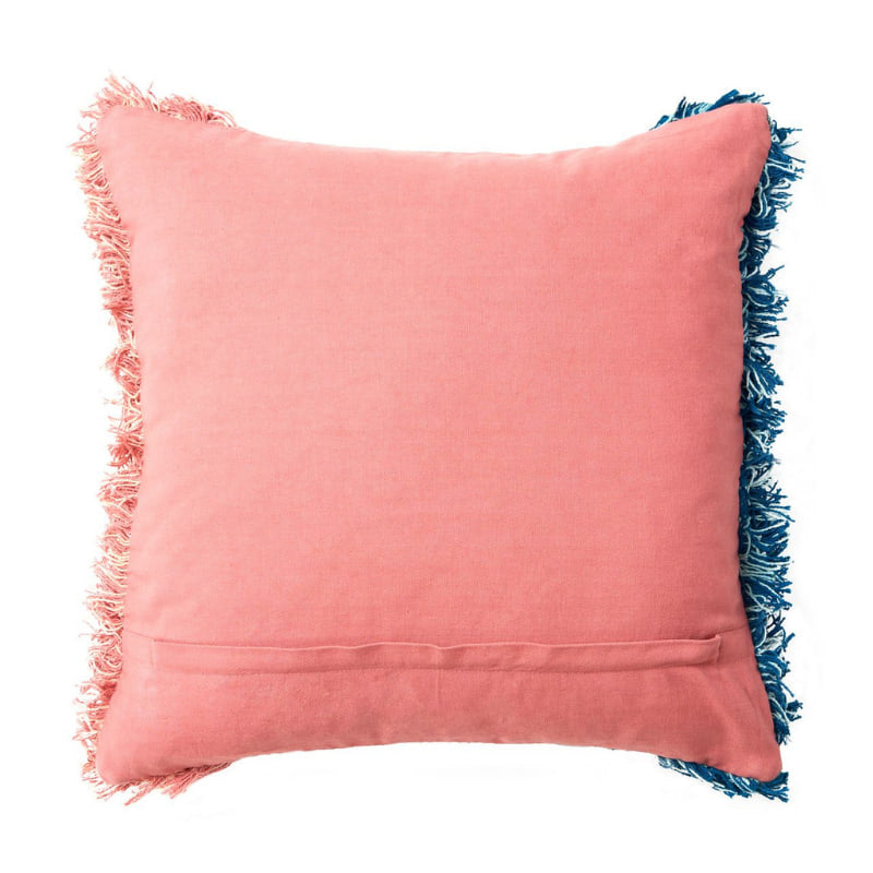 Accessorize Layne Blue Pink 45x45cm Filled Cushion (6714313474092)