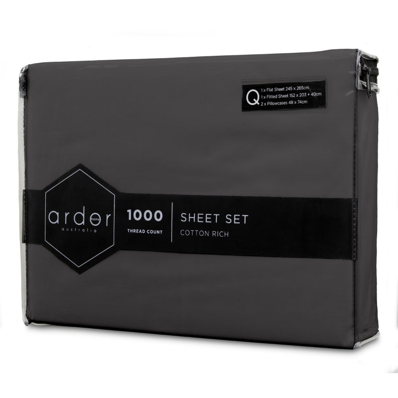 Ardor 1000 Thread Count Cotton Rich Sheet Set (6651016314924)