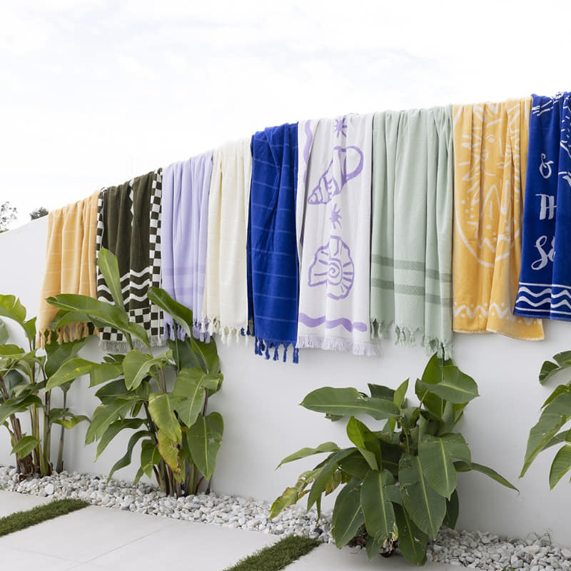 Bambury Sophia Lilac Beach Towel (6927787458604)