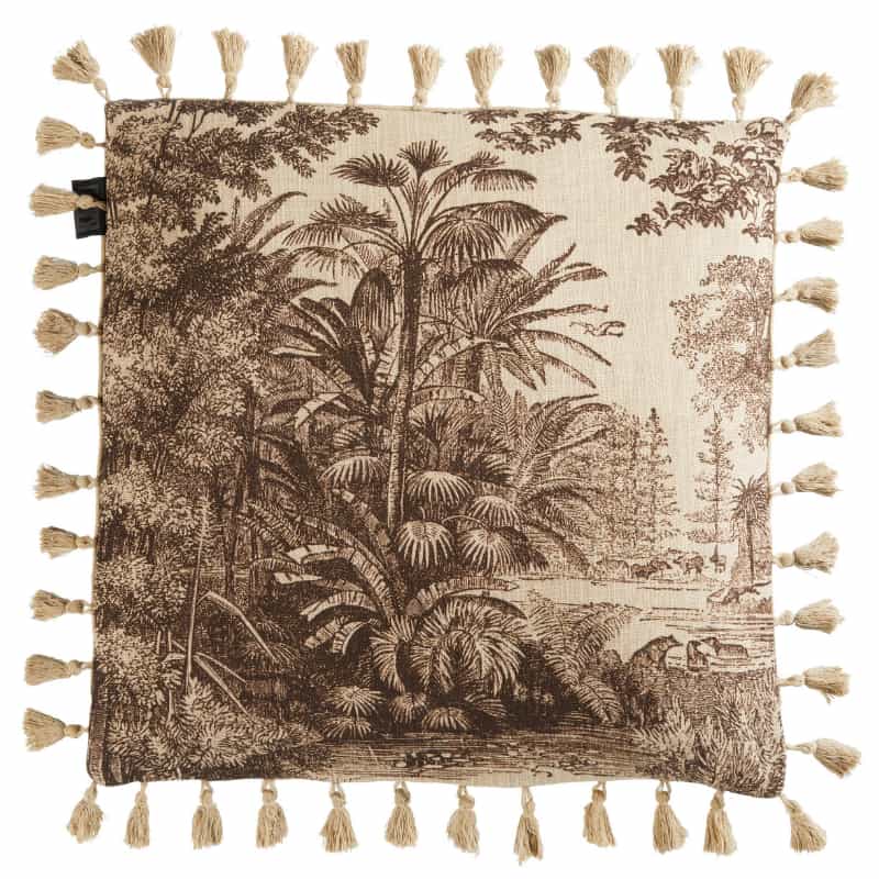 Bedding House Sabah Natural 45x45cm Filled Cushion Australia