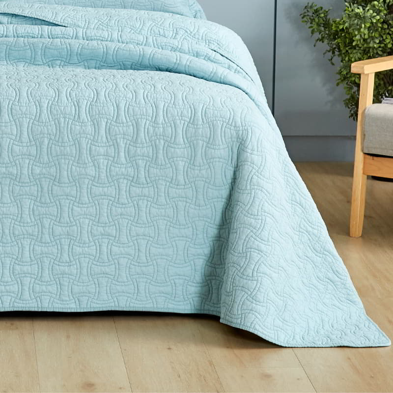 Classic Quilts Embroidered Oceania Coverlet Set (6632005795884)
