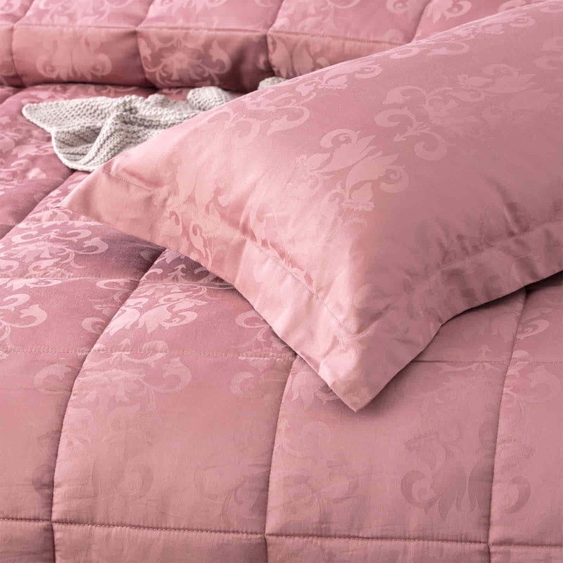 Ddecor Home Paisley Rose 500 Thread Count Jacquard Cotton Comforter Set (6885491703852)