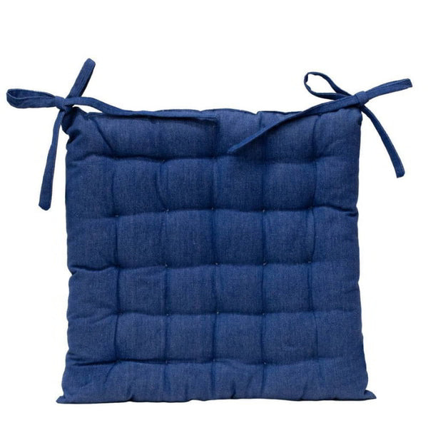 J.Elliot Outdoor Solid Blue Chair Pad (6669668450348)