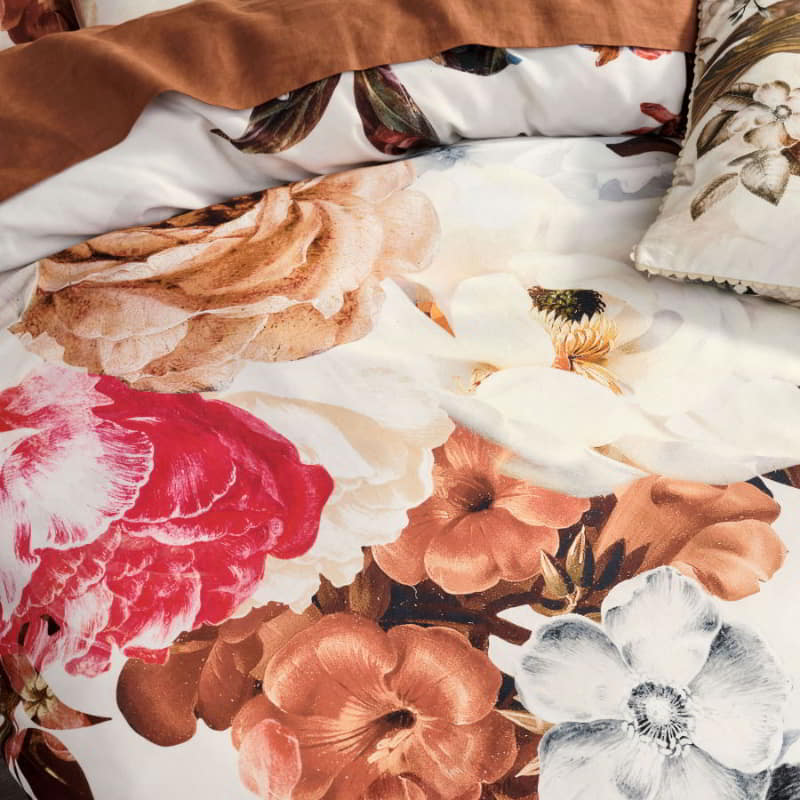 Linen House Primavera Caramel Quilt Cover Set