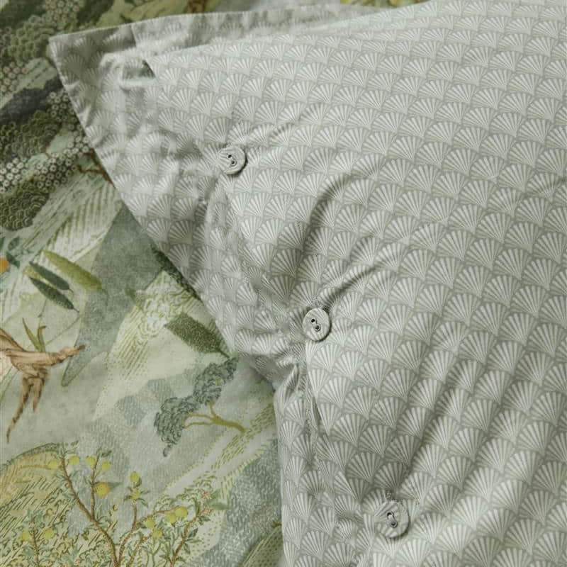 PIP Studio Toscana Cotton Green Quilt Cover Set