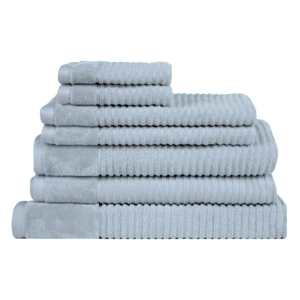 Jenny Mclean Royal Excellency 7 Piece Baby Blue Towel Pack (6627904913452)