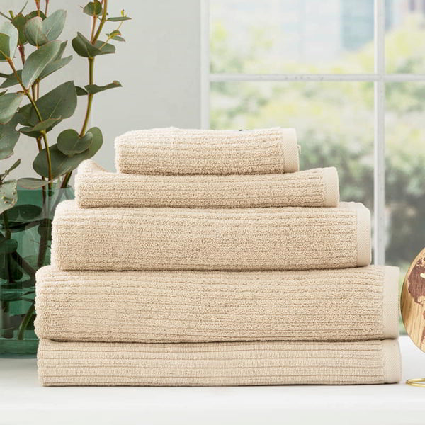 Renee Taylor Cobblestone 5 Piece Stone Towel Pack (6624936263724)