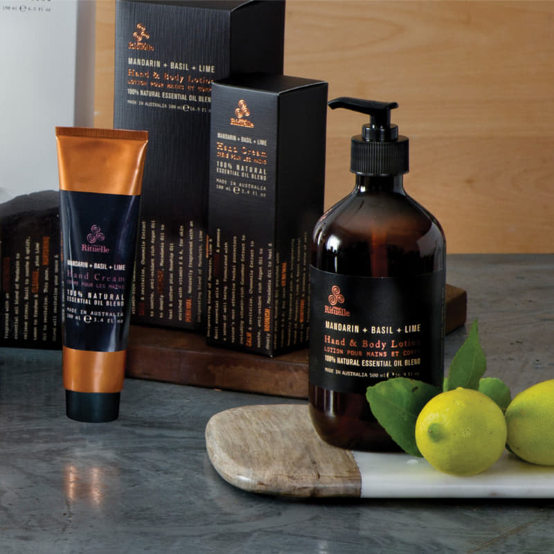 Urban Rituelle Mandarin, Basil & Lime Essential Oils Hand Body Wash (6672514449452)
