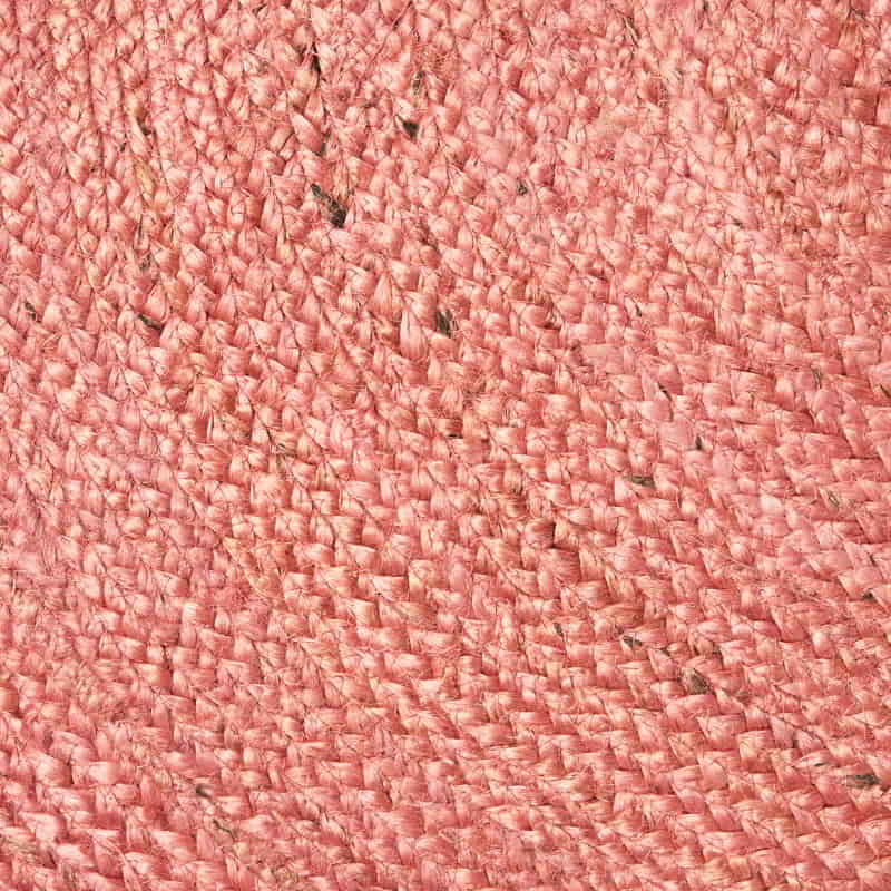 Vintage Design Benton Jute Pink Round Rug (6674420334636)