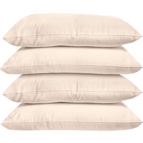 Bambury Plain Dyed Sand Standard Pillowcase 4 Pack (6770946179116)