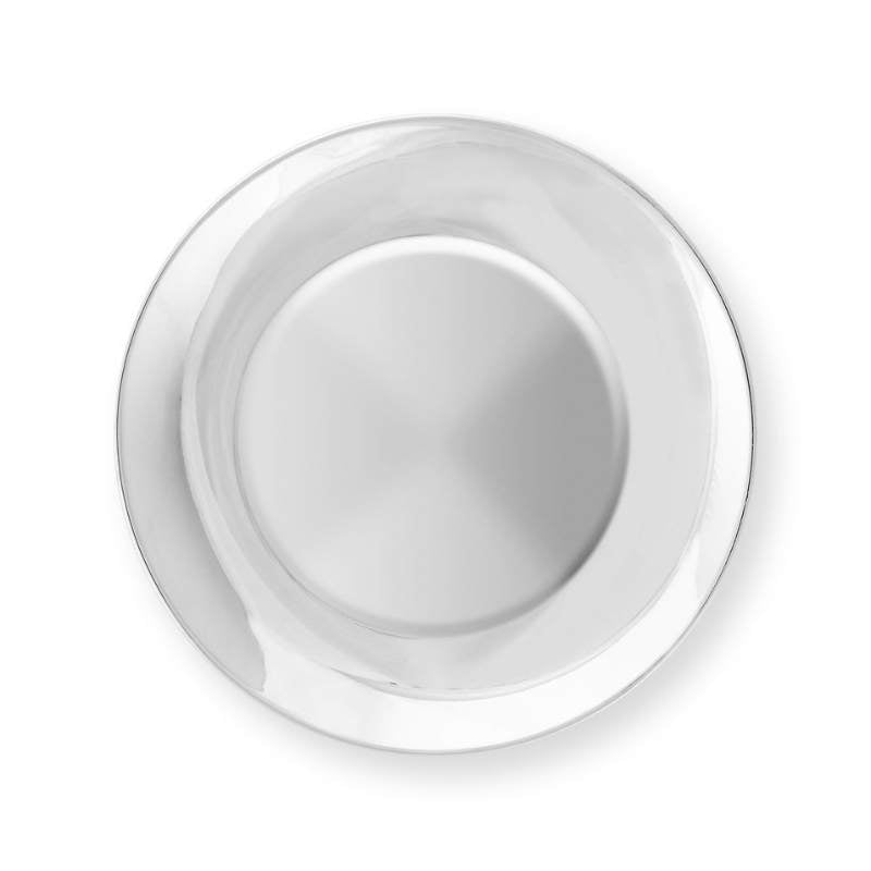 VTWonen Silver 12cm Porcelain Plates Set of 4 (6999641292844)