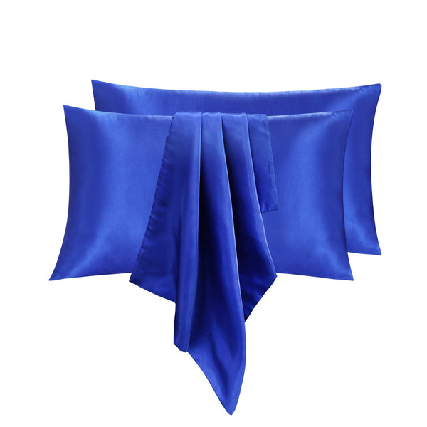 Linenova Silky Smooth Satin Standard Pillowcase 2 Pack