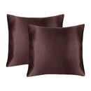 Linenova Silky Smooth Satin Standard Pillowcase 2 Pack