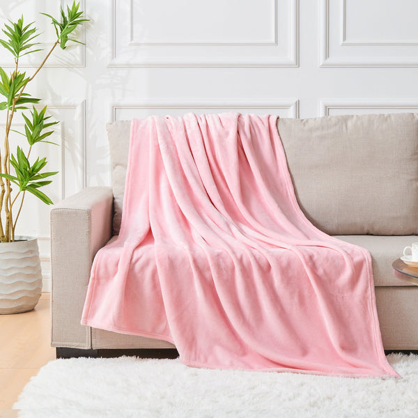 Linenova Lightweight Flannel Microfibre Throw