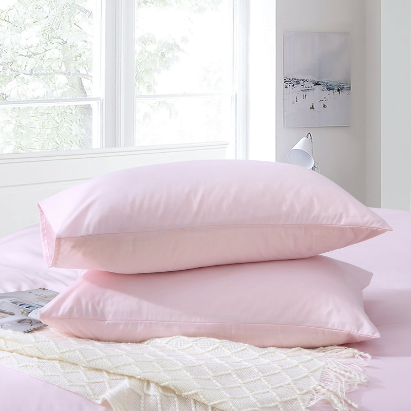 Linenova Microfibre Standard Pillowcase 2 Pack