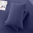 Linenova Cotton Blend White Quilt Cover Set