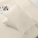 Linenova Cotton Blend White Quilt Cover Set
