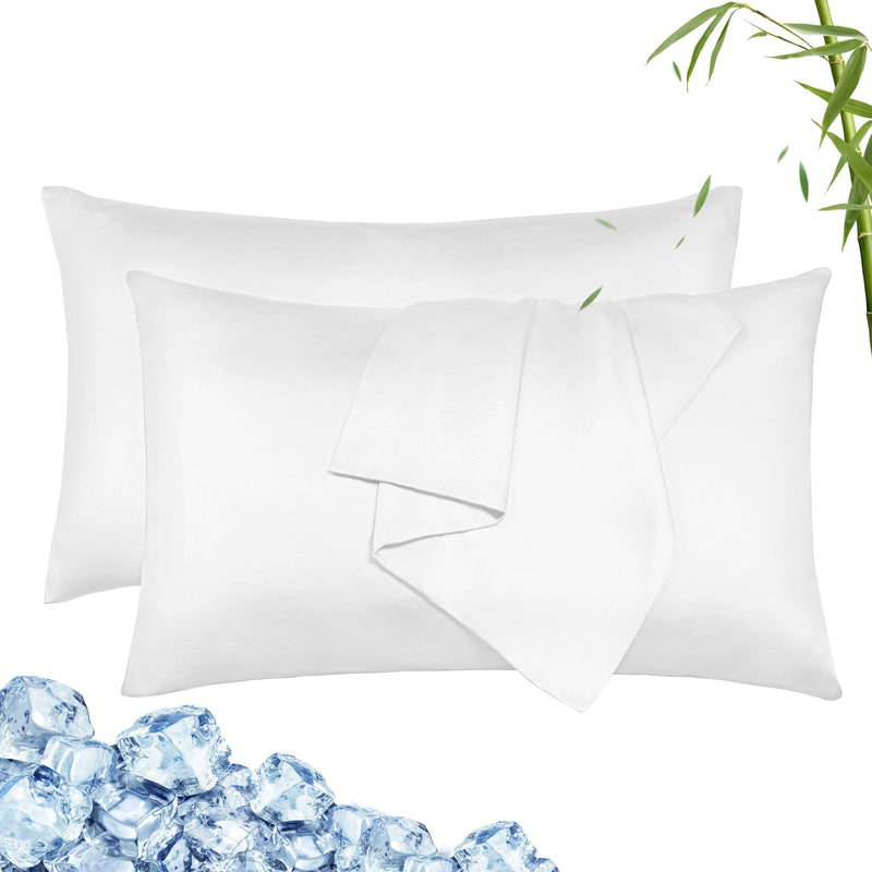 Linenova 100% Bamboo Standard Pillowcase 2 Pack