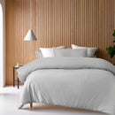 Accesorize Double Stitch Grey Quilt Cover Set, a luxurious blend of bamboo and cotton for year-round comfort.