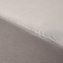 Close-up of the 400 thread count natural bamboo cotton fabric with elegant drape