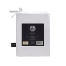 alt="Featuring the back view packaging of white deluxe cotton european pillowcase"