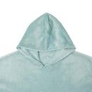 alt="Hood details of the super soft mist blanket"