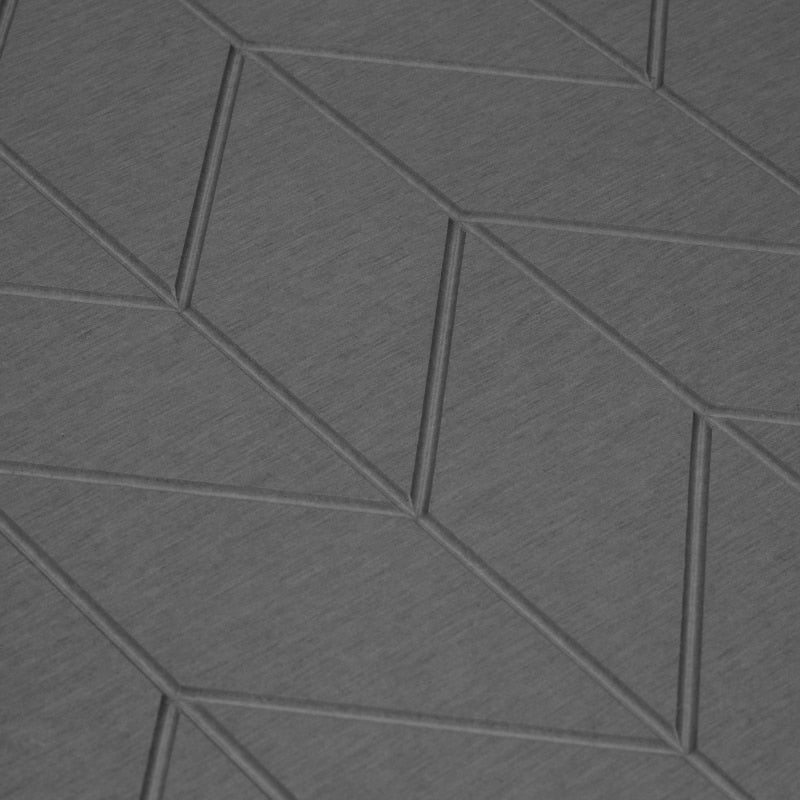 Zoom in details of a charcoal bath stone with its super porous surface, keeps your floor clean and dry, minimizing bacteria growth.