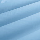 alt="A light blue sheet set featuring crisp durable fabric in a classic colour palette and breathable"