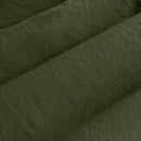 A close-up of vintage washed khaki quilt cover set , exuding luxury and comfort, perfect for a serene bedroom retreat.