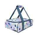 A stylish Ambrosia Blue food carrier, perfect for keeping meals fresh for picnics and family gatherings.