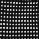 A close-up view of the Dora Black cushion, made from soft waffle fabric for a stylish and cosy touch.