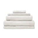 alt="Beautiful, soft ivory cotton face washers set"