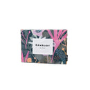 A vibrant floral box showcasing the Bambury Hana Multi Quilt Cover Set, featuring a botanical print on soft, washed cotton.