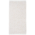 A HiLo Arcade Sand Beach Towel featuring a elegant pattern, perfect for beach days and poolside relaxation, lightweight and quick-drying.