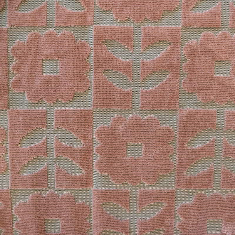 Elegant brown floral design on fabric, showcasing the versatile Hilo Bloom Toffee Tote Bag for any occasion.