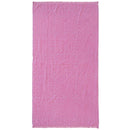 A vibrant pink beach towel featuring a floral pattern, perfect for beach days with its lightweight and quick-drying design.
