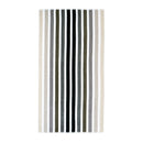 Elegant striped towel in multi colours, perfect for the beach or pool with a soft velour finish for added comfort.