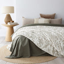 Super soft and silky fabric with a gorgeous floral print. Perfect for adding warmth to the bed. Machine washable.