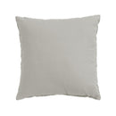 Back of the Lulu Cushion featuring a plain neutral cotton fabric

