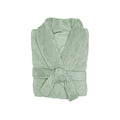 Ultra-soft and comfortable sage robe, great for staying warm in colder season and made from 100% polyester coral fleece.