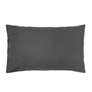 alt="A beautiful plain charcoal cotton pillowcase"