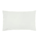 alt="A beautiful plain white cotton pillowcase"